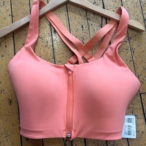Lululemon Energy Bra High Support Zip - NWT Coral Kiss